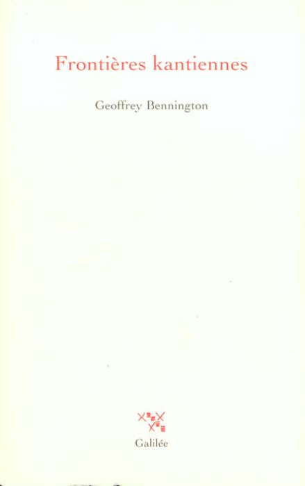 Emprunter Frontières kantiennes livre