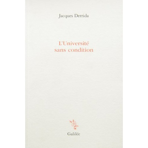 Emprunter L'Université sans condition livre