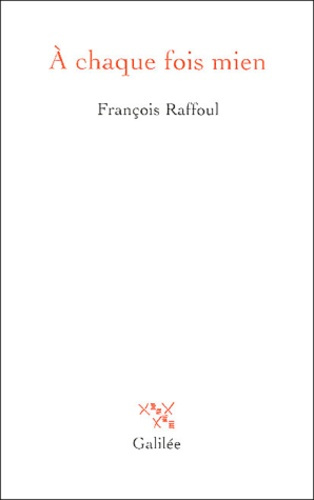 Emprunter A chaque fois mien. Heidegger et la question du sujet livre