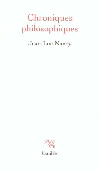 Emprunter Chroniques philosophiques livre