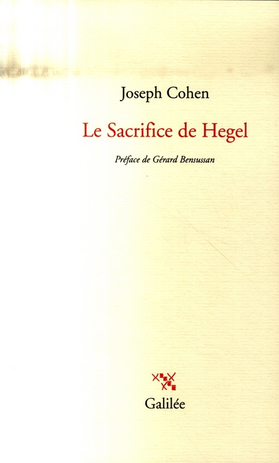 Emprunter Le Sacrifice de Hegel livre