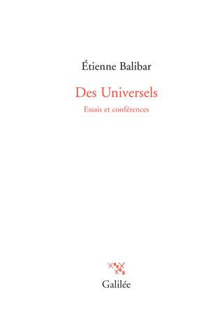 Emprunter Des universels. Essais et conférences livre