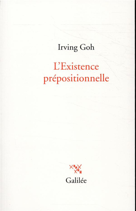 Emprunter L'existence prépositionnelle livre