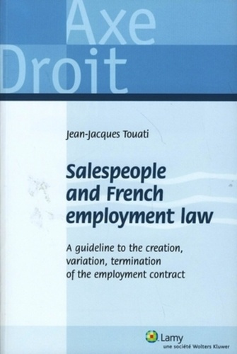 Emprunter Salespeople and French employment law livre