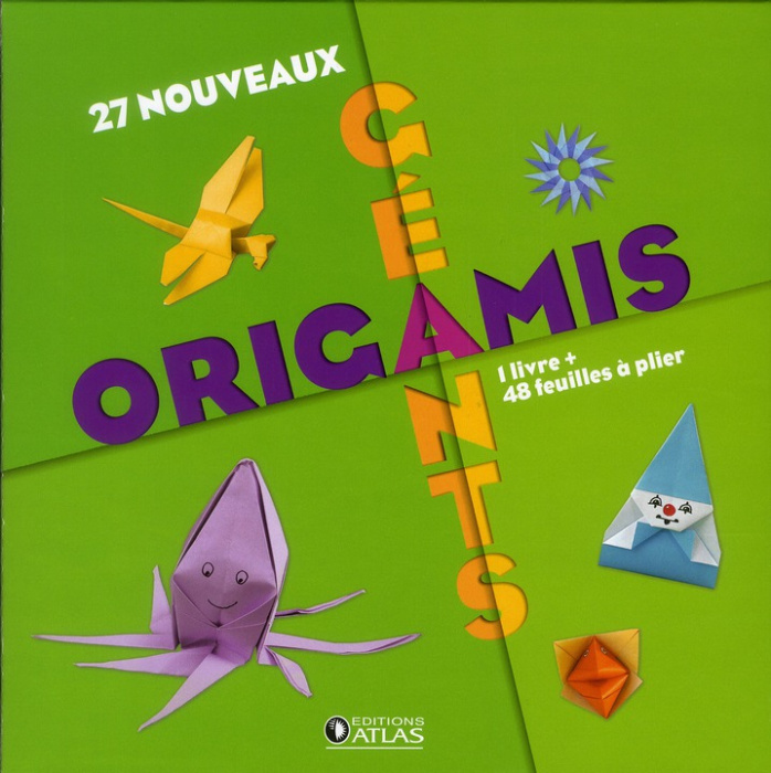 Emprunter 27 nouveaux origamis géants. 1 livre 48 feuilles à plier livre