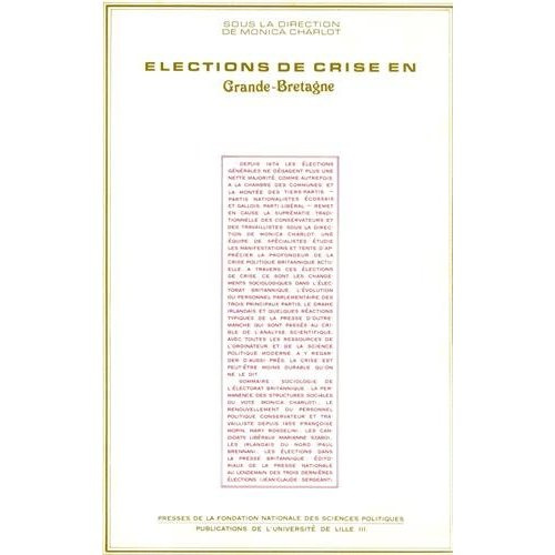 Emprunter Elections de crise en Grande-Bretagne livre