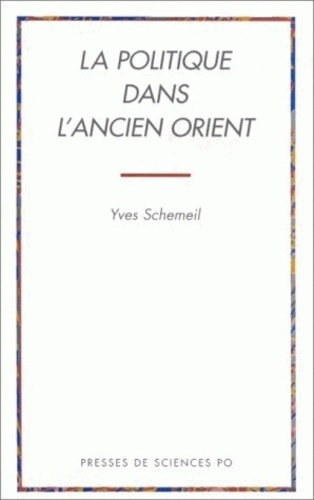 Emprunter La politique dans l'ancien Orient livre
