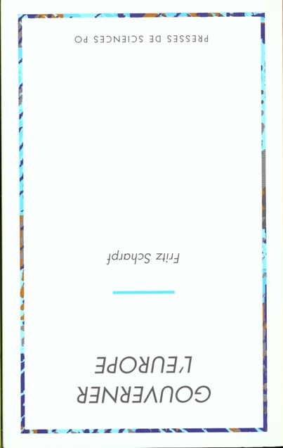 Emprunter Gouverner l'Europe livre