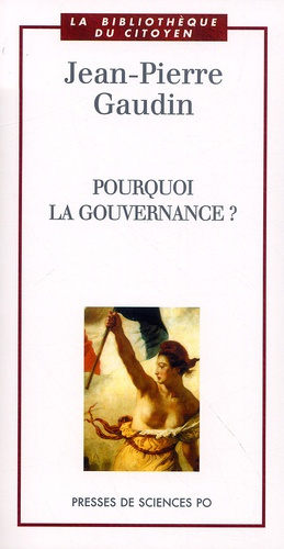 Emprunter Pourquoi la gouvernance ? livre