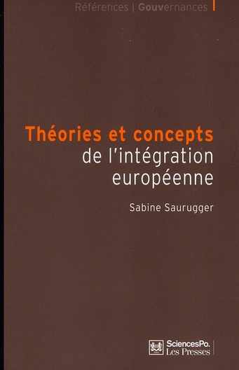 Emprunter Théories et concepts de l'intégration européenne livre