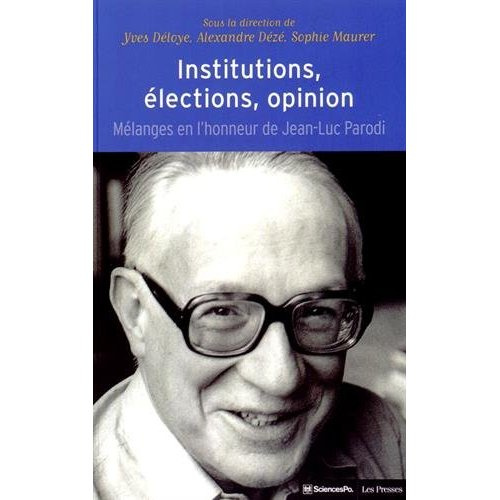 Emprunter Institutions, élections, opinion. Mélanges en l'honneur de Jean-Luc Parodi livre