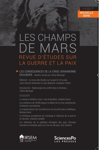 Emprunter Les Champs de Mars N° 29/2017 : Les conséquences de la crise ukrainienne en Europe livre