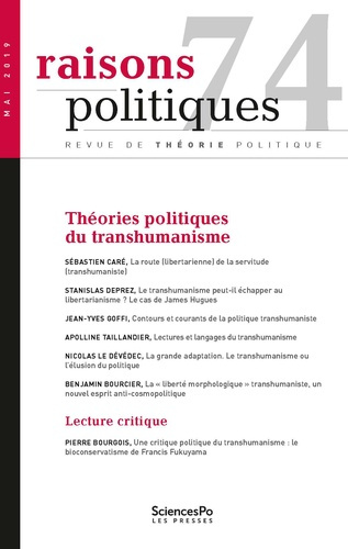 Emprunter Raisons politiques N° 74 livre
