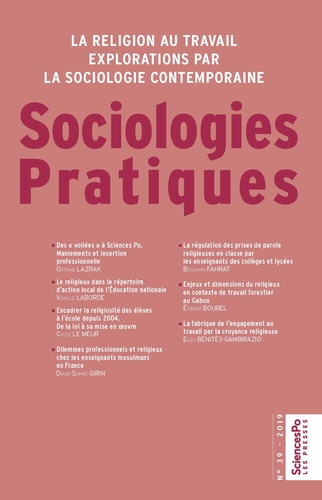 Emprunter Sociologies Pratiques N° 39 livre