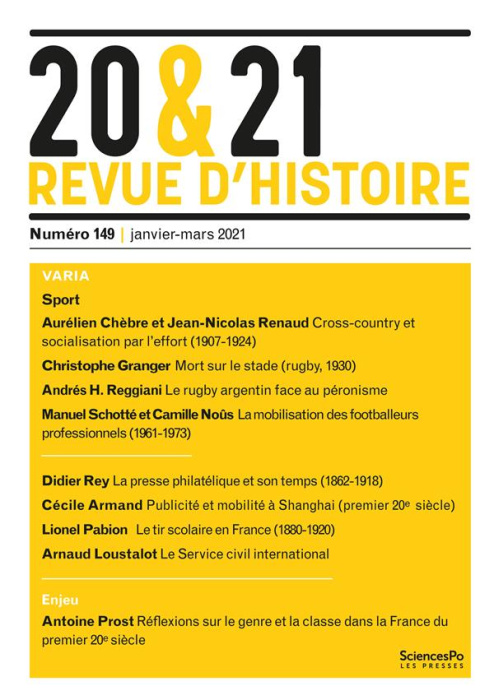 Emprunter 20 & 21 N° 149, janvier-mars 2021 : Varia livre