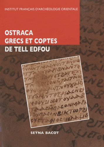 Emprunter Octraca grecs et coptes des fouilles franco-polonaises sur le site de Tell Edfou livre