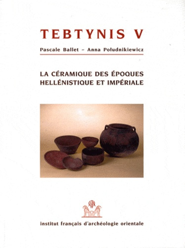Emprunter Tebtynis. Volume 5, La céramique des époques hellénistique et impériale - Campagnes 1988-1993 livre