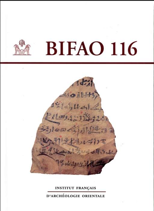 Emprunter Bulletin de l'IFAO N° 116 livre