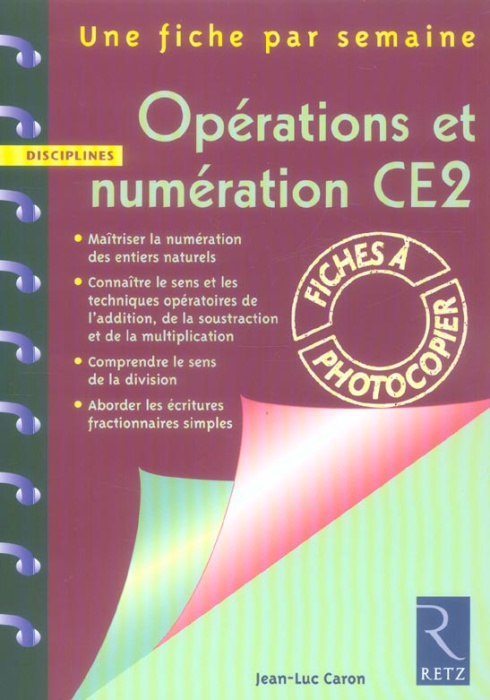 Emprunter Opérations et numération CE2 livre