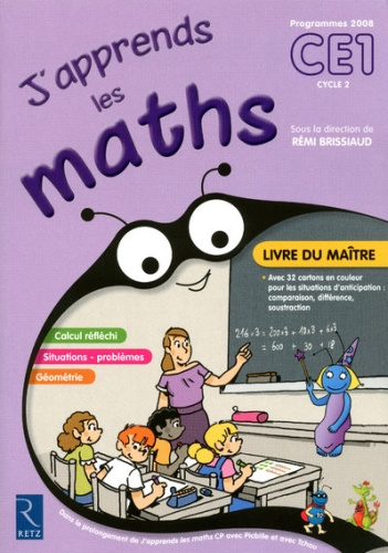 Emprunter J'apprends les maths CE1. Livre du maître livre