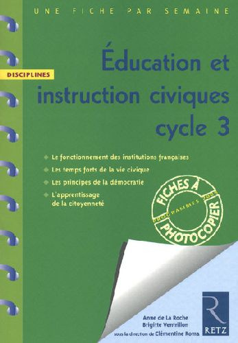 Emprunter Education et instruction civiques cycle 3 livre