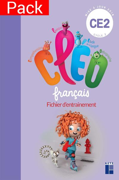 Emprunter Français CE2 Cycle 2 Cléo. Fichier d'entraînement aide mémoire (Pack en 10), Edition 2019 livre