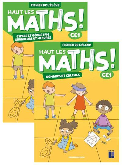 Emprunter Haut les maths ! CE1. Fichier de l'élève en 2 volumes : Nombres et calculs ; Espace et géométrie - G livre