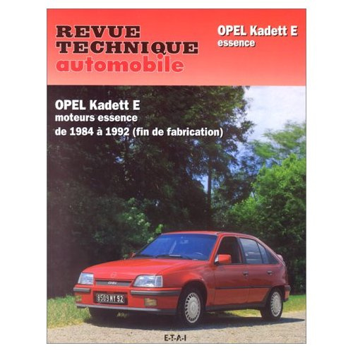 Emprunter OPEL KADETT SERIE E - JUSQU'A FIN DE FABRICATION livre