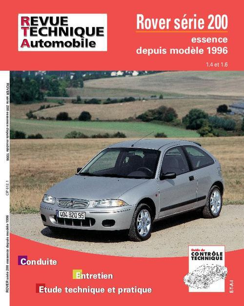 Emprunter Rta 612.1 rover 200 ess 1.4 &1.6 depuis 96 livre
