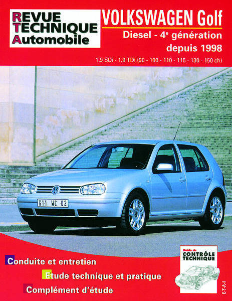 Emprunter Rta 622.2 golf iv diesel sdi tdi 90 a 150 cv 98/03 livre