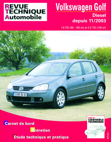 Emprunter Rta 680.1 vw golf v tdi depuis 11/2003 livre