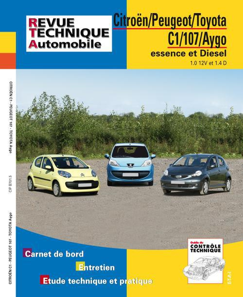 Emprunter Citroën/Peugeot/Toyota C1/107/Aygo essence et Diesel. 1.0 12V et 1.4D livre
