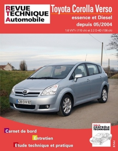 Emprunter Rta b705.6 toyota corolla verso vvt-i 136 d4-d livre