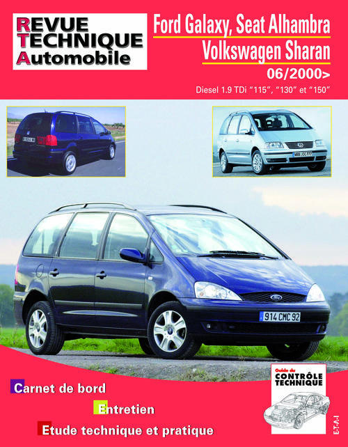 Emprunter Rta b732 ford galaxy ph2 seat alhambraii vwg sharan livre