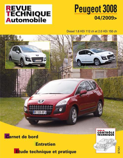 Emprunter Peugeot 3008 Diesel 1.6 HDi 112 ch et 2.0 HDi 150 ch depuis 04/2009 livre