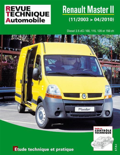 Emprunter Renault Master II Phase 2 2.5 DCI 11/03>04/10 livre