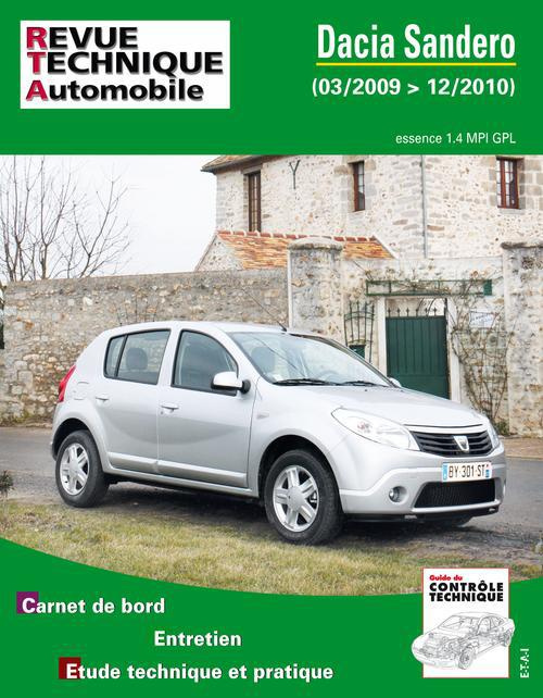 Emprunter Rta b761 dacia sandero 1.4i mpi gpl 03/2009>12/2010 livre