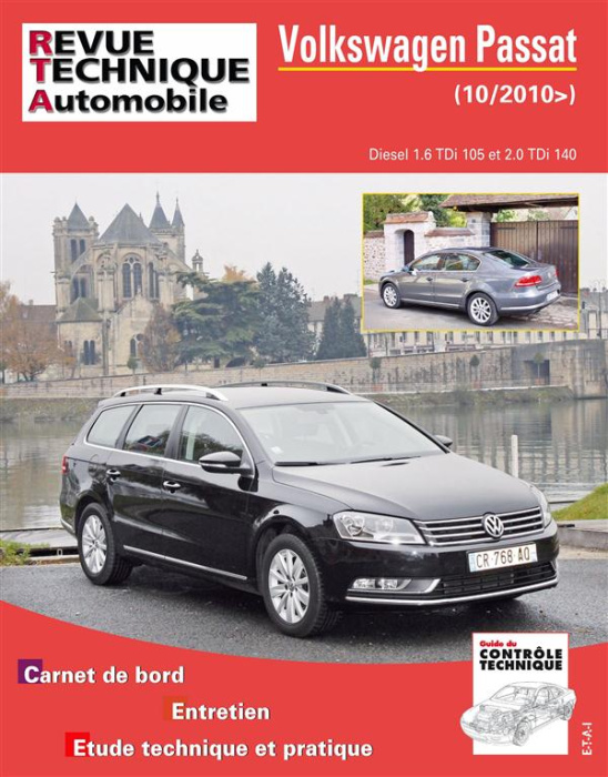 Emprunter Rta b781 vw passat vi 2010-10-> 1.6tdi / 2.0tdi livre