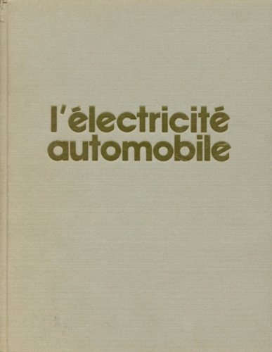 Emprunter L'ELECTRICITE AUTOMOBILE livre