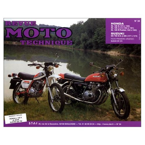 Emprunter RMT 34 HONDA XL 125 S-XR-XLR/SUZUKI GS 750 D-E-N livre