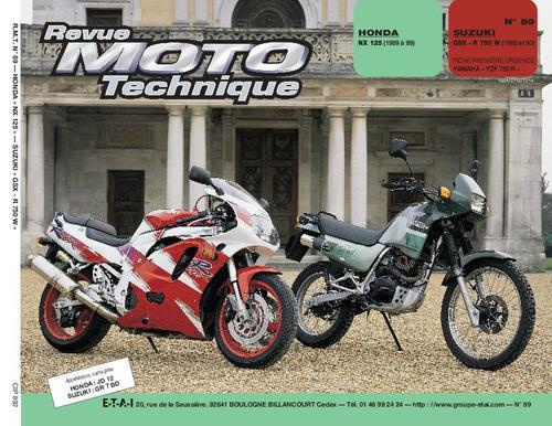 Emprunter REVUE MOTO TECHNIQUE NUMERO 89 : HONDA NX 125(89/93) ET SUZUKI GSX-R7 livre