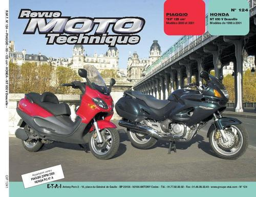 Emprunter Rmt 124.1 piaggio x9 / honda nt 650 v deauville livre