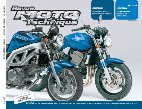 Emprunter Rmt 131.1 suzuki sv650 s/n - honda cb900f2 hornet livre