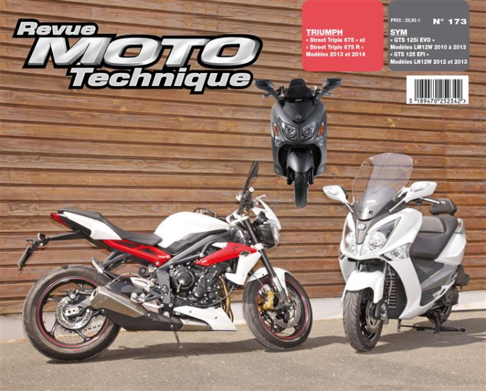 Emprunter RMT 173 SYM GTS125i 10-13/TRIUMPH STREET TRIPLE 13-> livre