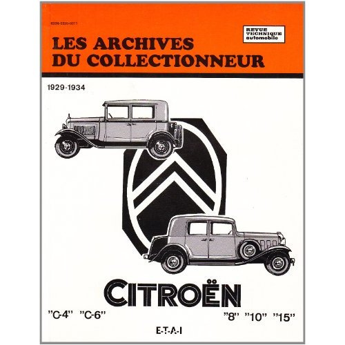 Emprunter Citroen c4 - c6 et rosalie (1929/1934) n° 5 livre