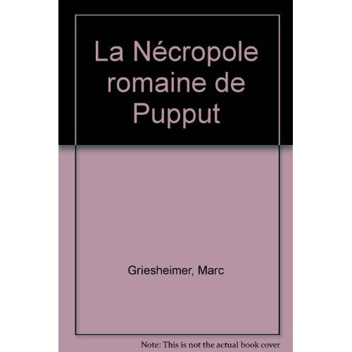 Emprunter La Nécropole romaine de Pupput livre