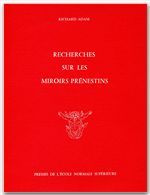 Emprunter Recherches sur les miroirs prénestins livre