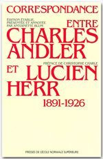 Emprunter Correspondance entre Charles Andler et Lucien Herr. 1891-1926 livre