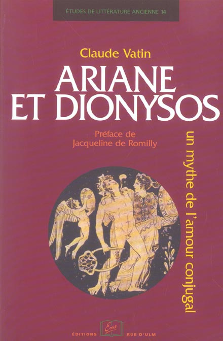 Emprunter Ariane et Dionysos. Un mythe de l'amour conjugal livre