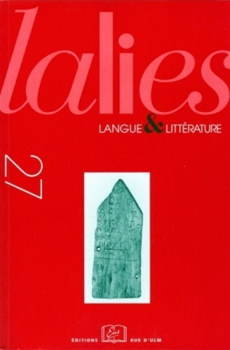 Emprunter Lalies N° 27/2007 livre